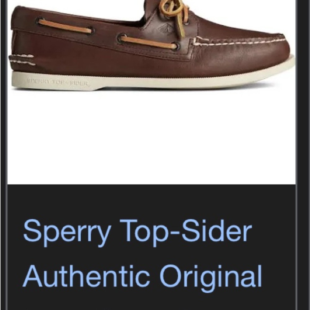 Sperry Men's Brown Leather Boat Shoes - Picture 6 of 6